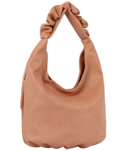 Ruched Handle Shoulder Bag Hobo JY0522M CORAL